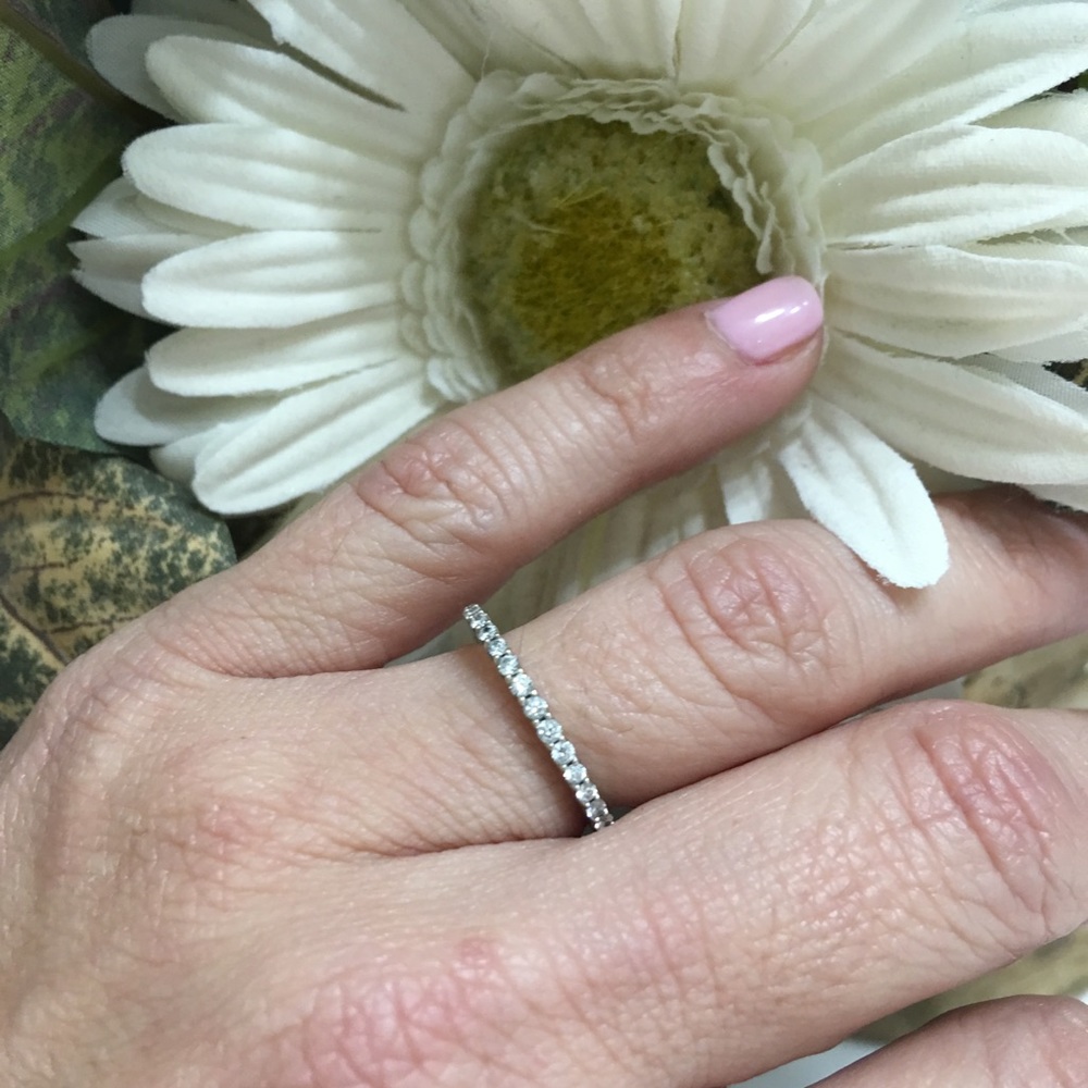 10k white gold diamond ring 💍